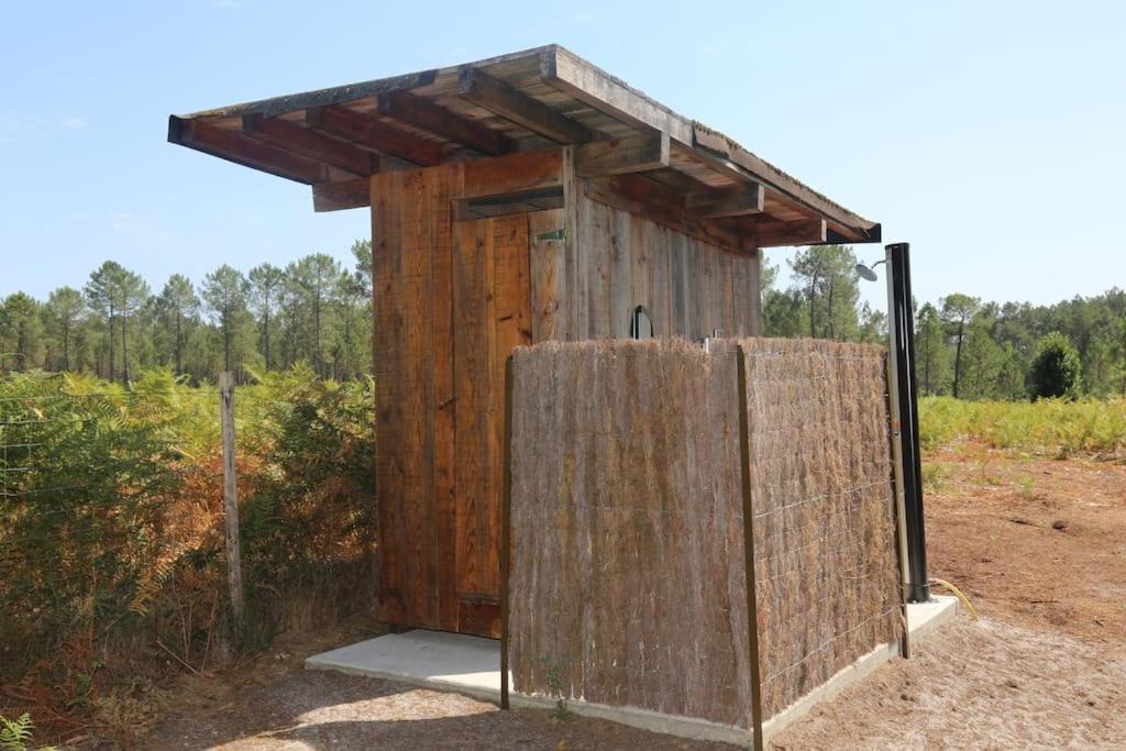 Belin-Beliet Cabane Au Coeur De La Foret Des Landes De Gascogne מראה חיצוני תמונה